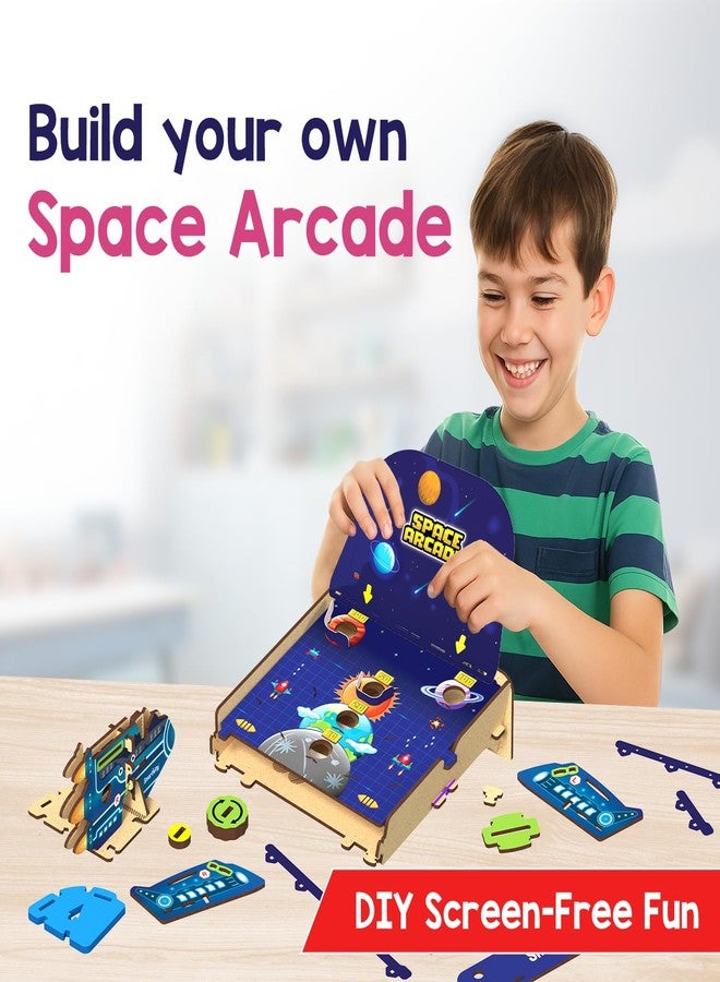 سمارتيفيتي لعبة Smartivity Space Arcade للأطفال من عمر 6 سنوات فما فوق | لعبة ممتعة من لاعب واحد أو لاعبين، لعبة تصويب وتسجيل نقاط | هدية عيد ميلاد للأولاد والبنات من عمر 6 إلى 14 سنة | نشاط ترفيهي ممتع للأطفال بعيدًا عن الشاشات - Image 3